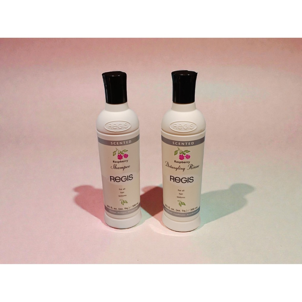 Regis Shampoo And Detangling Rinse 10.1 Oz Each Raspberry